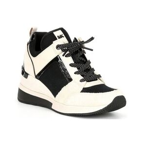 Michael Kors Women's Black and Cream Sneakers
